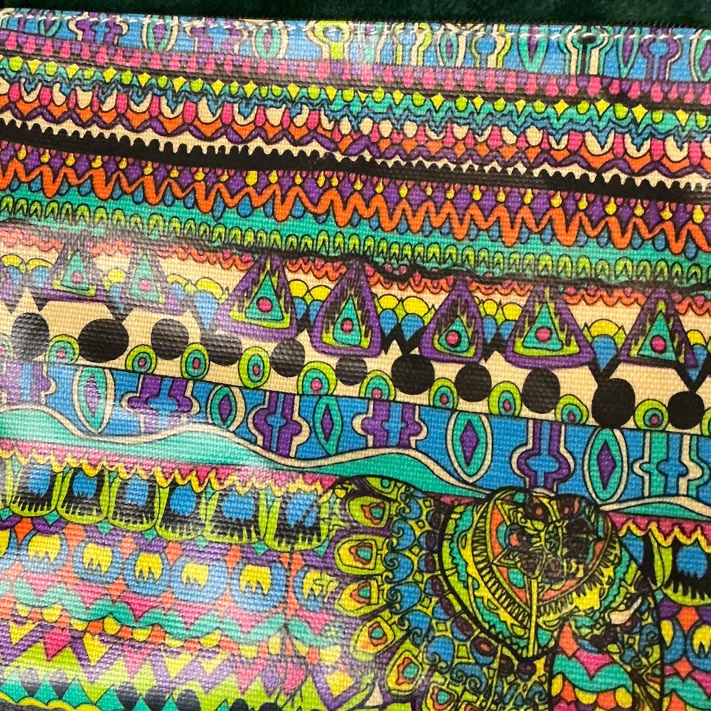 Sakroots Multicolor Patterned Cosmetic Pouch - image 5